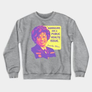 Joycelyn Elders Portrait and Quote Crewneck Sweatshirt